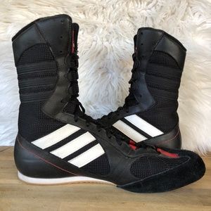Adidas Women's High Wrestling Black and Red Shoe Size 10